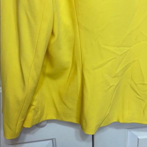Bright Yellow Long Sleeve Blazer - Picture 7 of 8